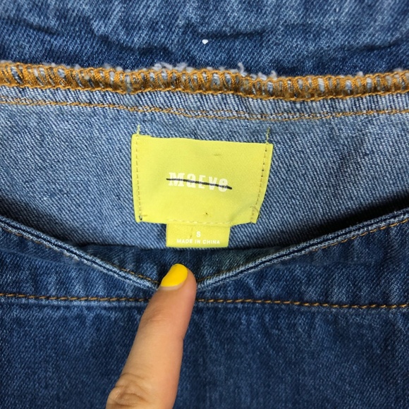 anthropologie | maeve denim tie sleeve shift dress - Picture 5 of 6